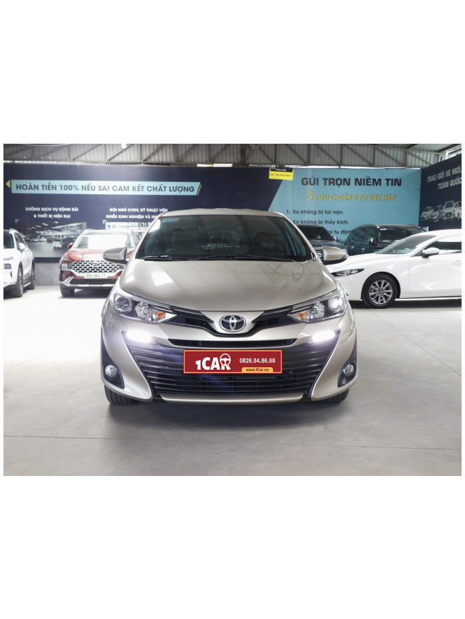 1Car - Bán Toyota Vios 1.5 AT bản G 2019 chỉ trả trước 187 triệu nhận xe